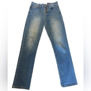 Current/Elliott Button-fly Straight Leg Jeans 26 NWOT